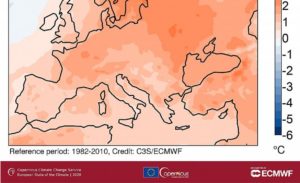 Το 2020 ήταν η πιο θερμή χρονιά για την Ευρώπη