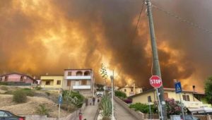 Ιταλία: Τεράστιες πυρκαγιές στη Σαρδηνία – Πάνω από 200.000 στρέμματα